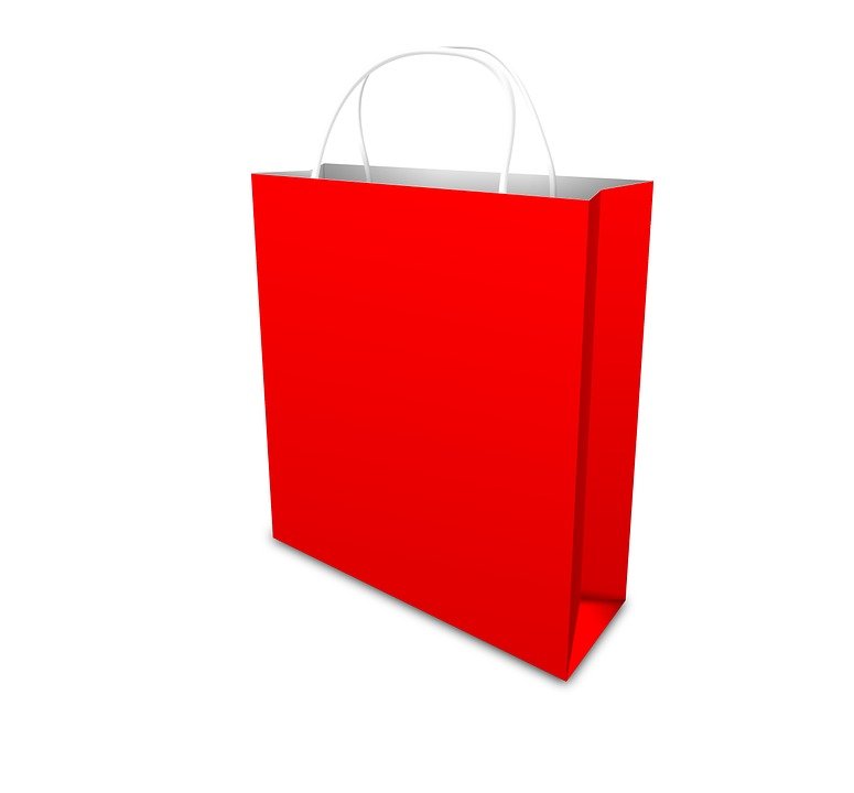 빨간색, 쇼핑백, 가방, 종이가방(출처=PIXABAY)