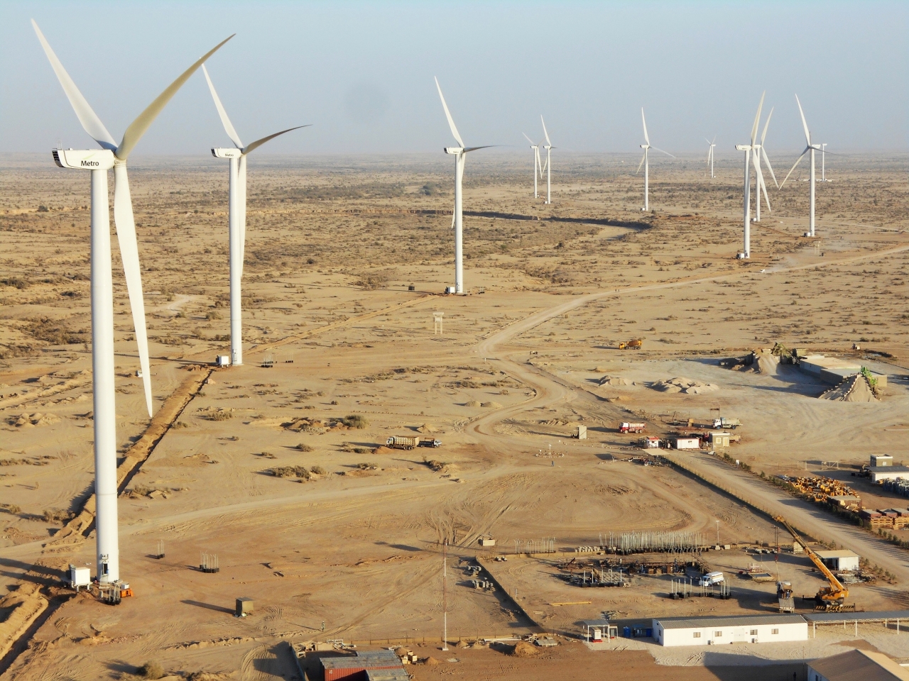 DL에너지가 보유한 파키스탄 메트로 풍력 발전 단지 (출처=DL그룹)