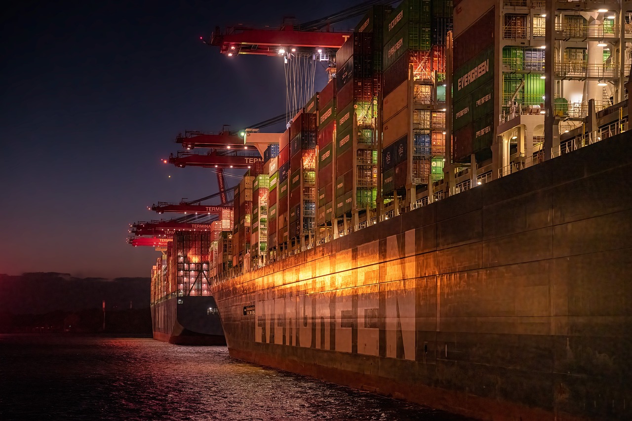 컨테이너, 화물, 선박 (출처=PIXABAY)