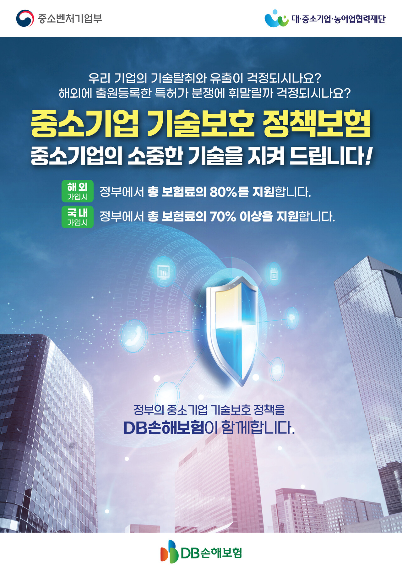 중소기업 기술보호 포스터 (출처=DB손해보험)