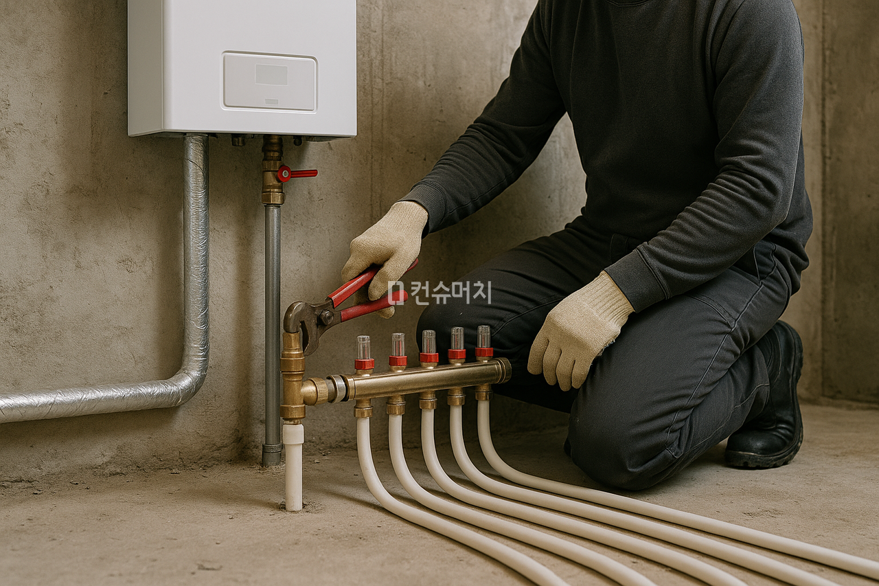 보일러, 배관, 공사(출처=컨슈머치)