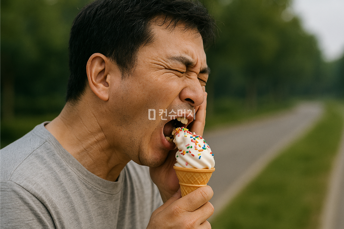 아이스크림, 치통, 치아, 어금니, 손상(출처=컨슈머치)