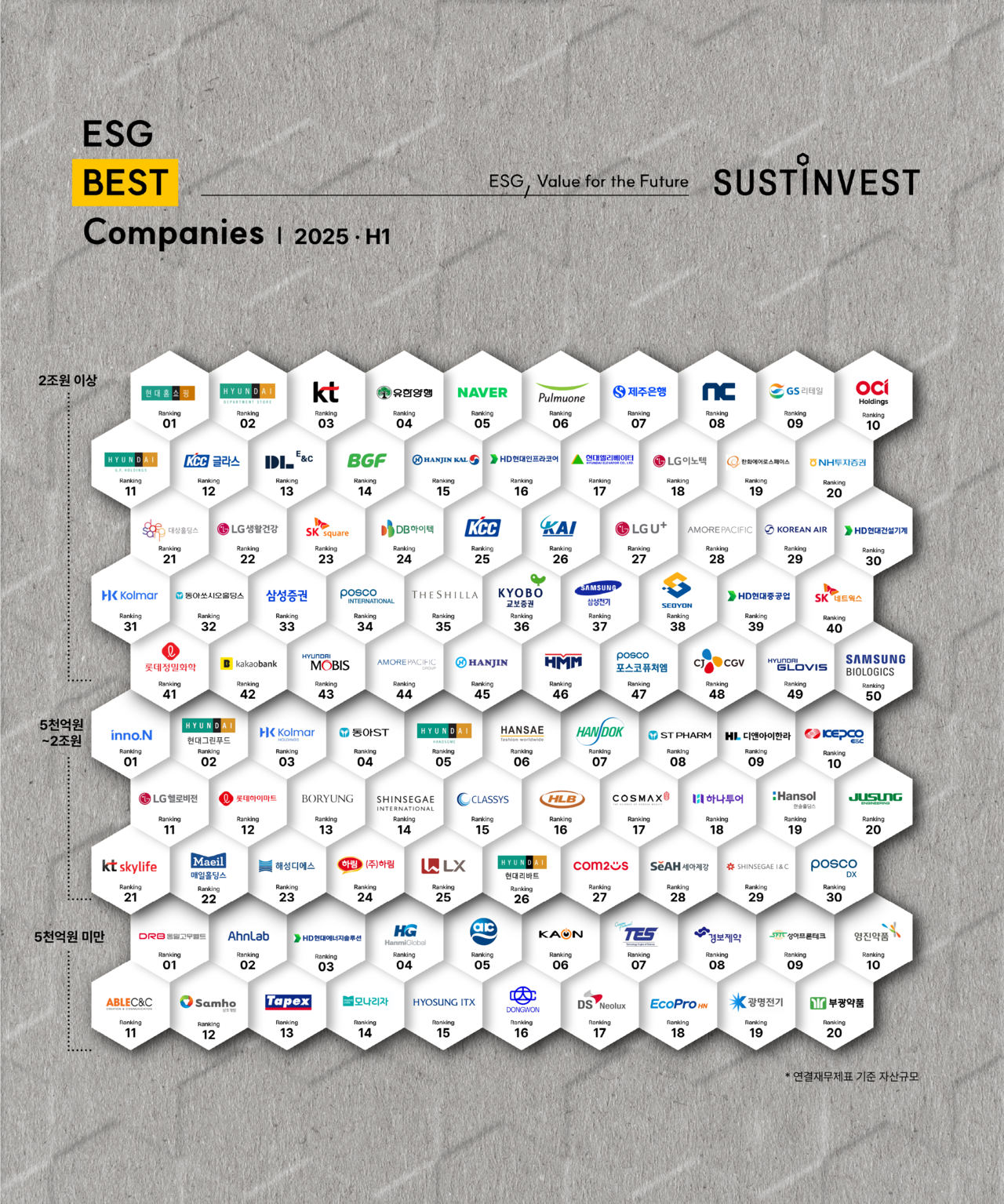 서스틴베스트 '2025년 상반기 ESG Best Companies (출처=동아쏘시오홀딩스)