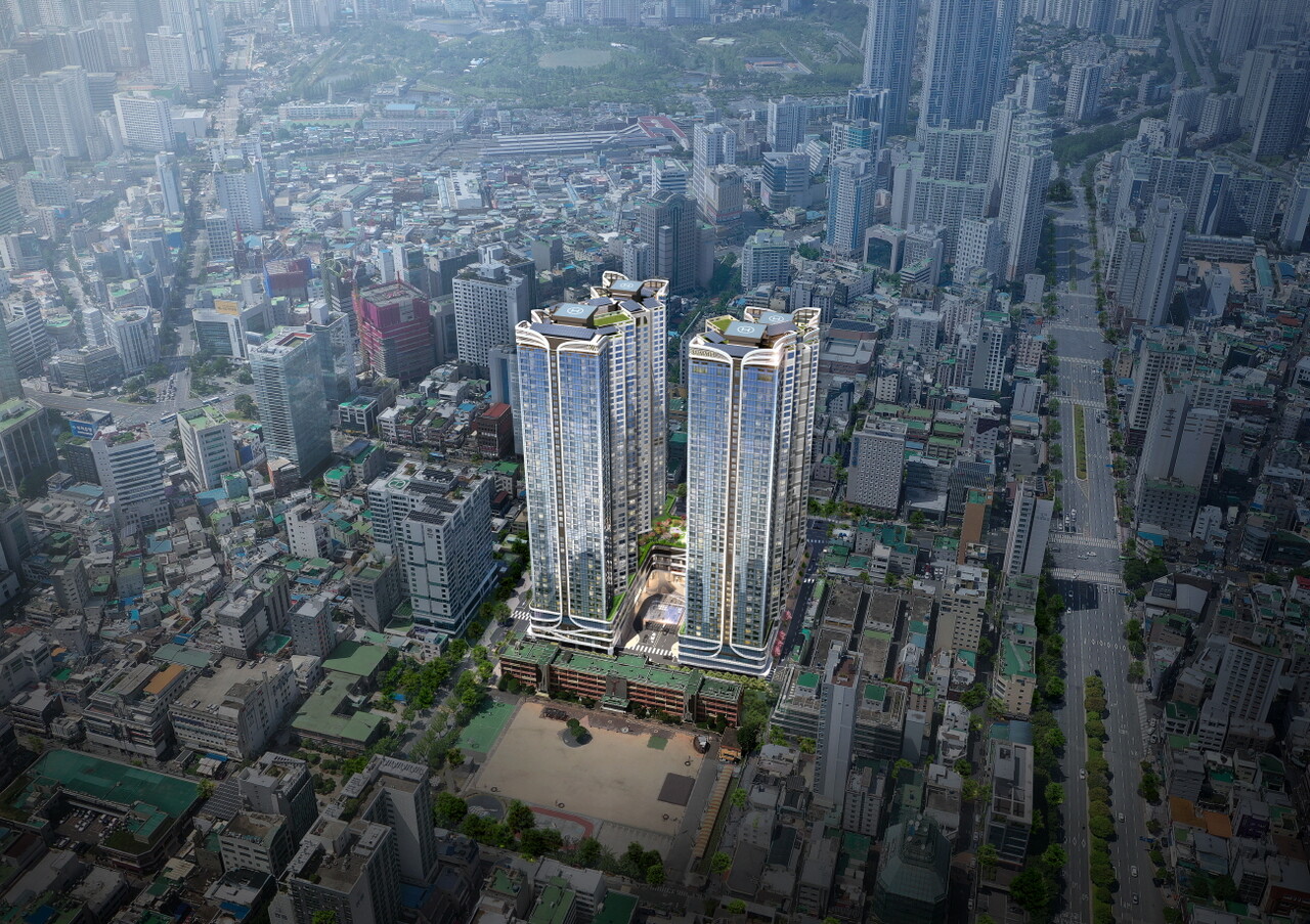 서면 써밋 더뉴 아파트 전경 이미지