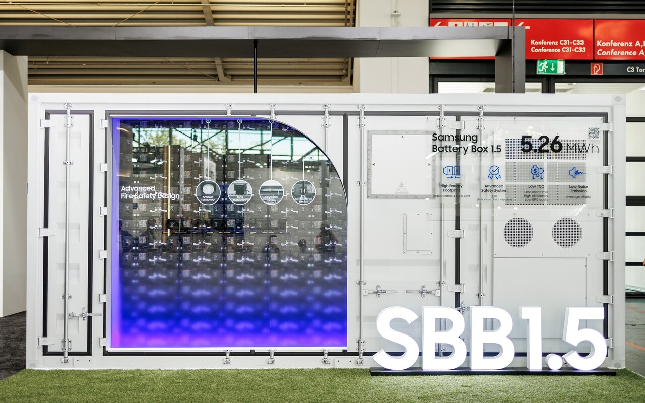 삼성SDI의 대한민국 기술대상 수상 제품 'SBB(Samsung Battery Box)' (출처=삼성SDI)