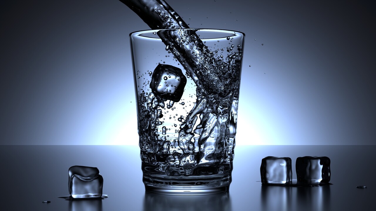 유리컵, 물, 얼음 (출처=PIXABAY)