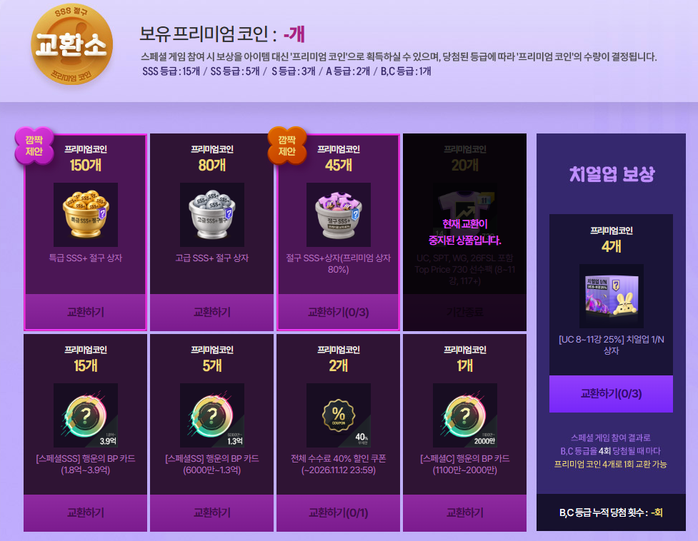 토끼가족 SSS절구 (출처=FC온라인 공식 홈페이지)