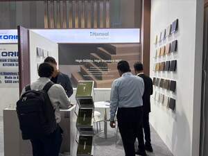 한솔홈데코, 두바이 건축 기자재 박람회 참가 - 뉴스 썸네일 이미지